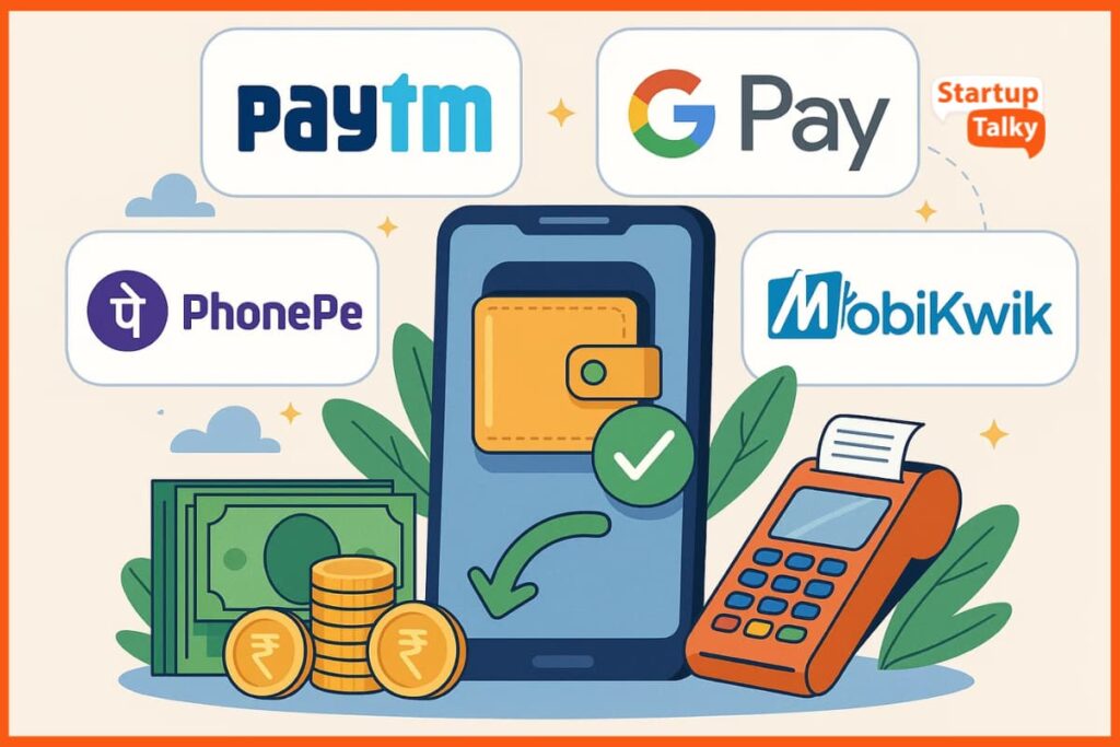 Digital wallet payment using mobile phone in India