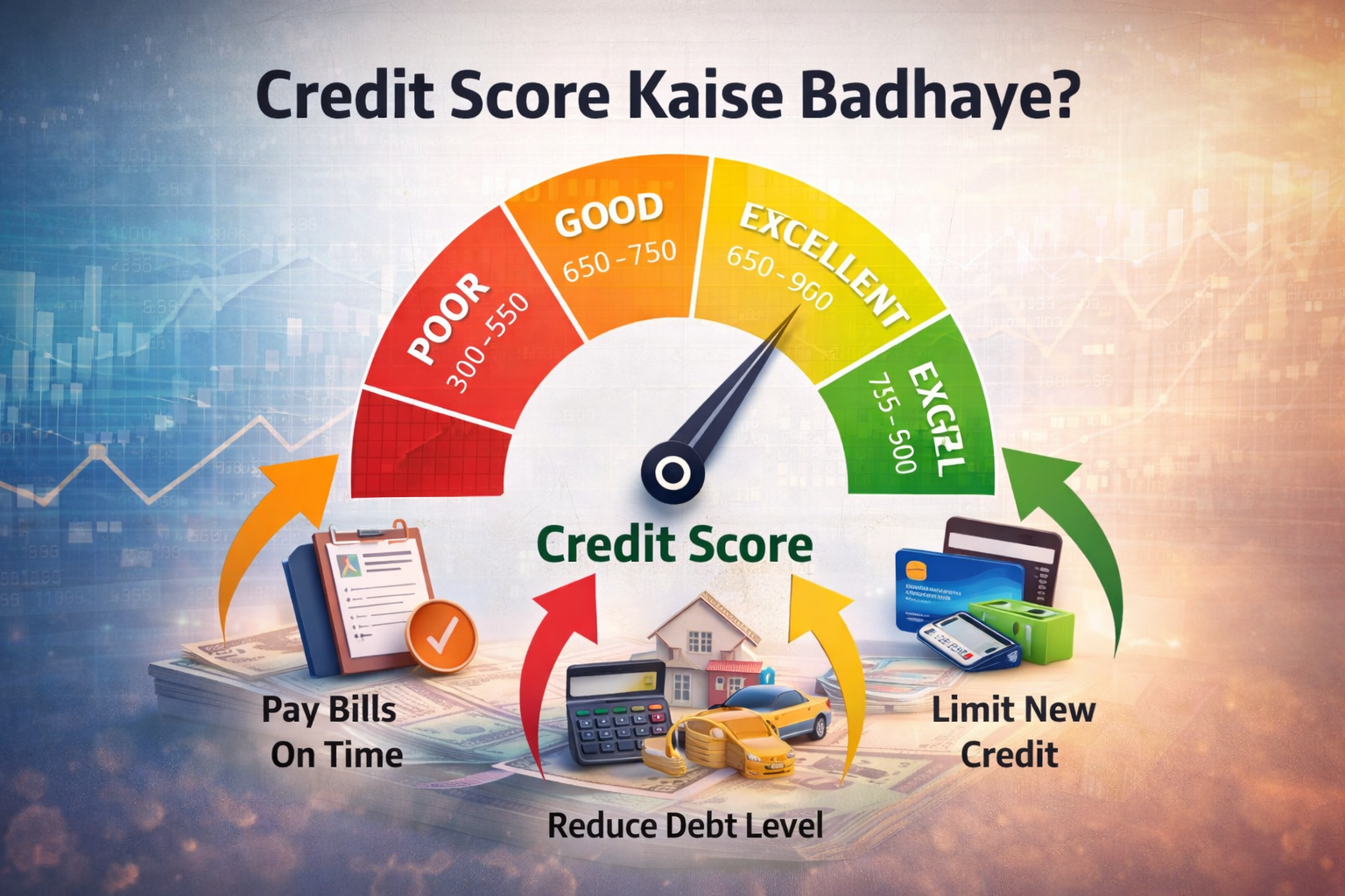 Credit score kaise badhaye