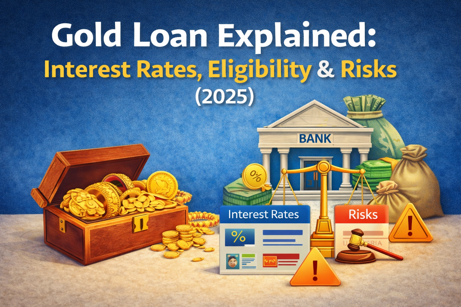 Gold Loan Explained: Interest Rates, Eligibility & Risks(2025)