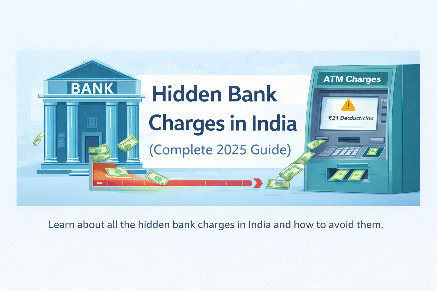 Hidden Bank Charges in India:(Complete 2025 Guide)