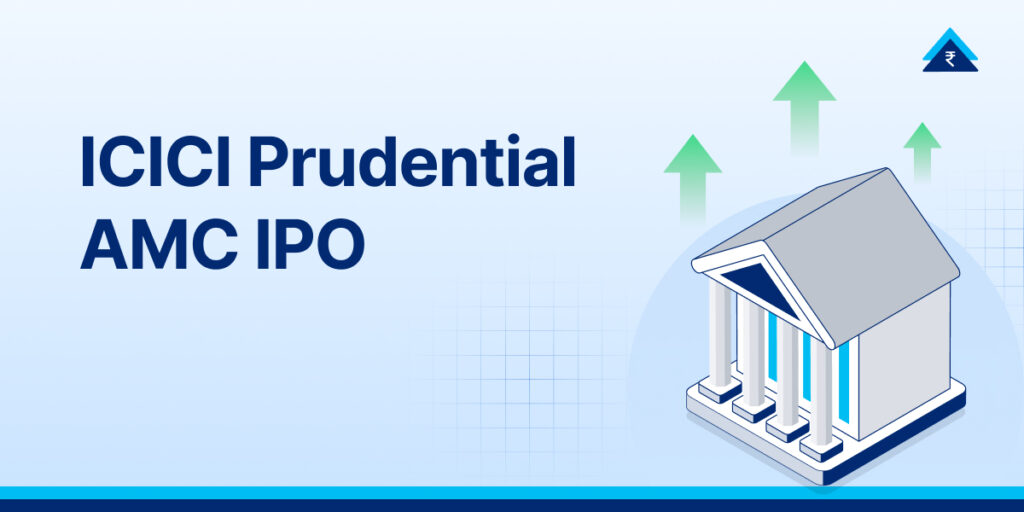 ICICI Prudential AMC IPO concept image showing asset management company and growth arrows for investors