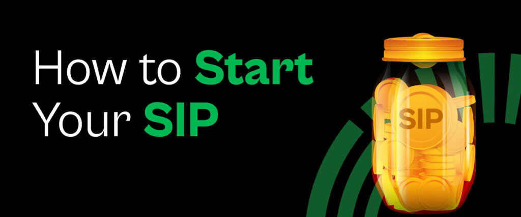 How to start your SIP step by step with SIP investment jar symbolizing disciplined monthly investing
