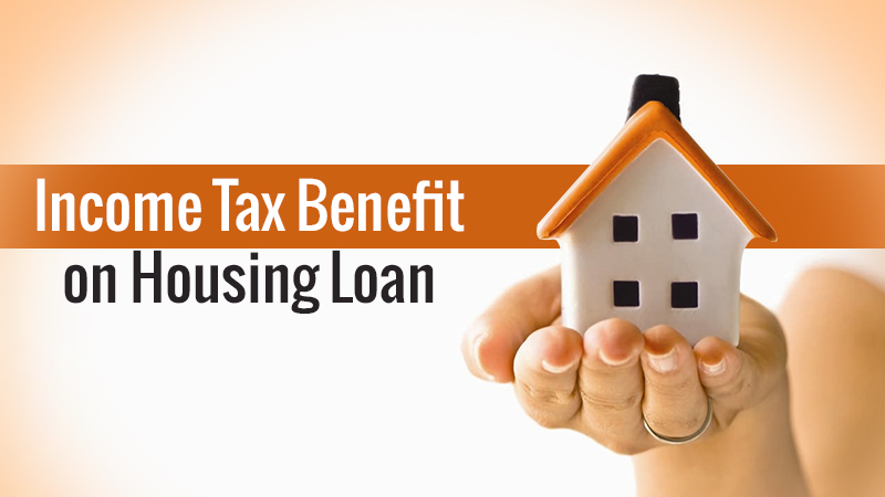 Income tax benefit on housing loan showing tax savings under section 80C and 24(b) in India