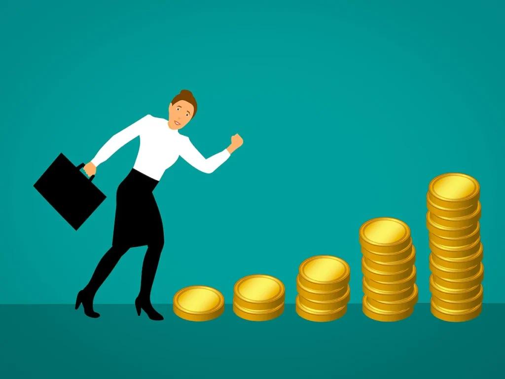 Behavioral finance concept showing smart investing journey with gradual wealth growth