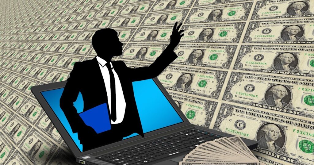 Amazon Seller Central online business and eCommerce earning concept