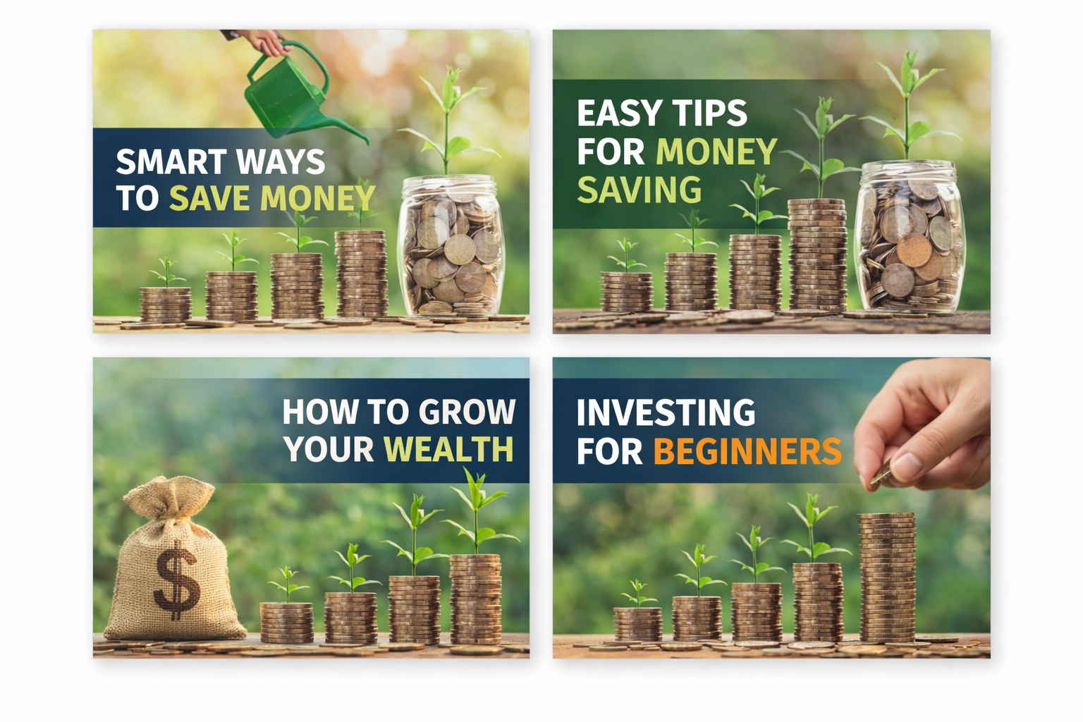 Saving money in a jar for future financial goals