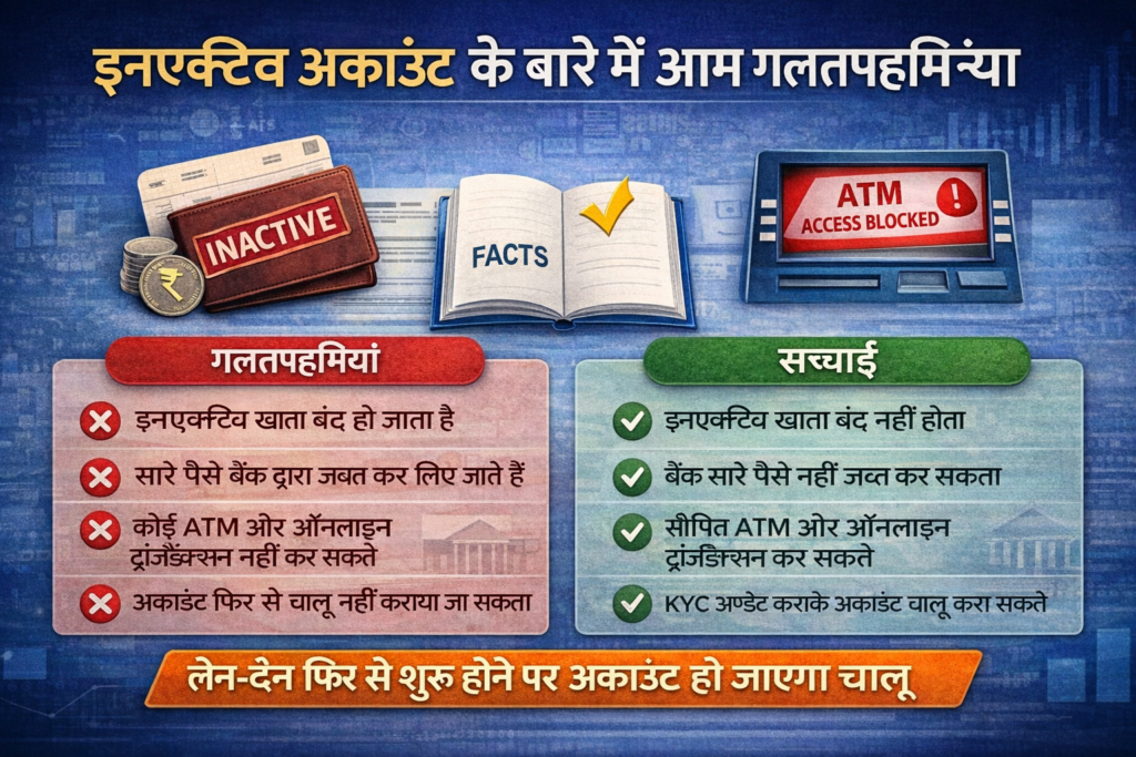 Common misconceptions about inactive bank account explained