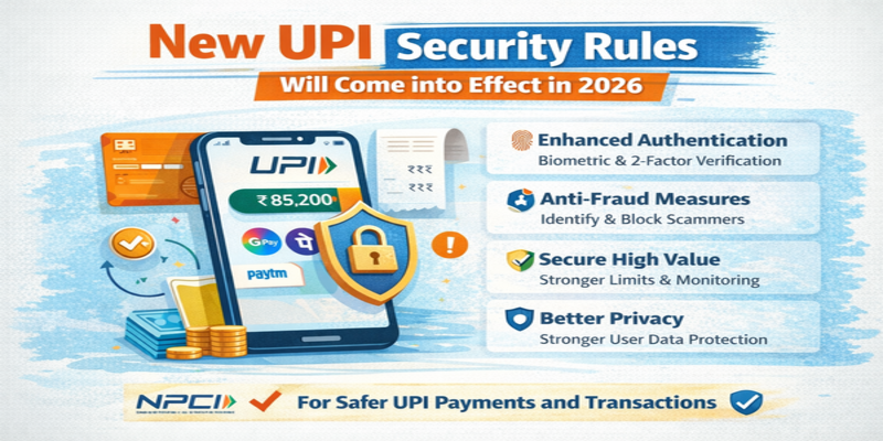 New UPI security rules coming in 2026 for safer digital payments.