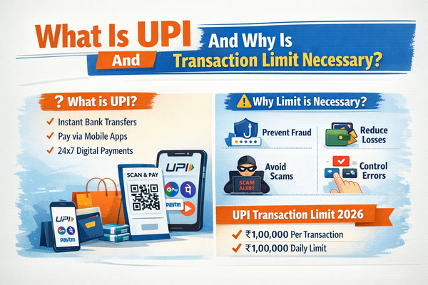 UPI Transaction Limit 2026 explained – why UPI limits are necessary.