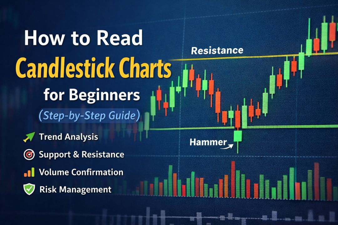 How to Read Candlestick Charts for Beginners (Step-by-Step Guide)