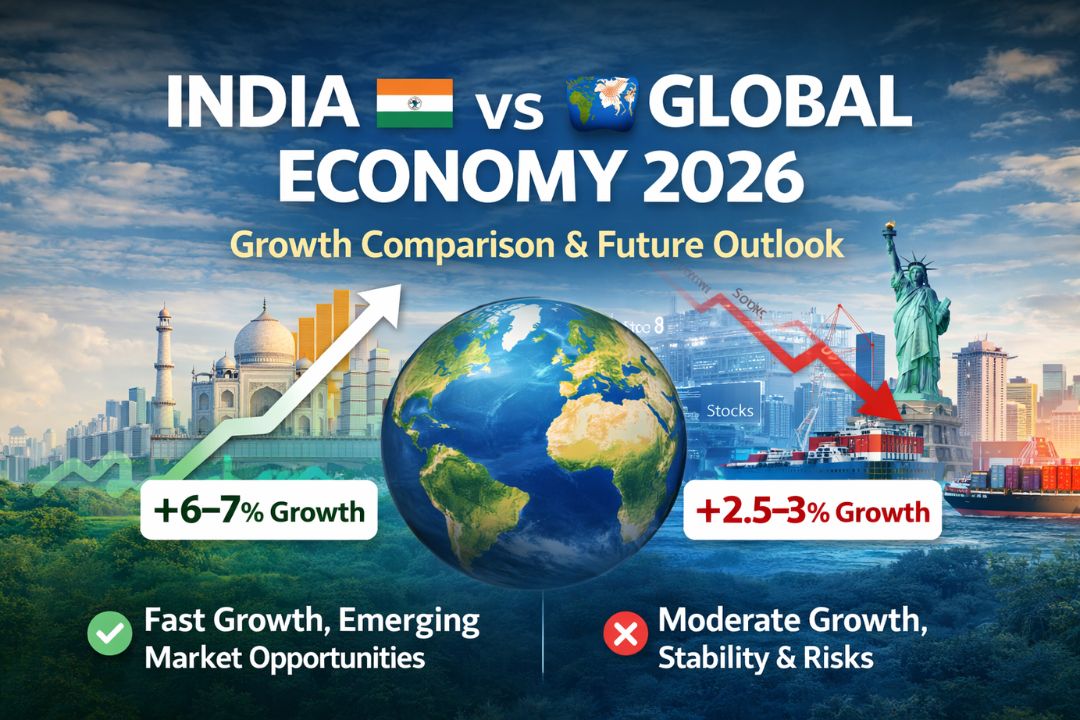 India vs Global Economy 2026: Growth Comparison & Future Outlook