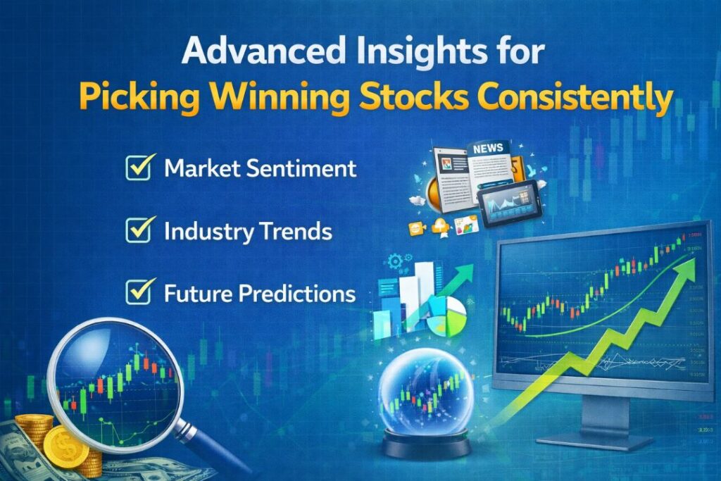 Advanced insights for picking winning stocks consistently with market sentiment, industry trends, and future predictions analysis