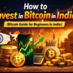 How to invest in Bitcoin in India guide for beginners with crypto chart and Indian theme